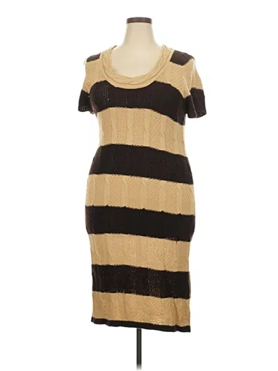 Pre-owned Pink Rose Casual Dress In Brown