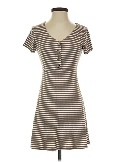 Pre-owned Pink Rose Casual Dress In Brown