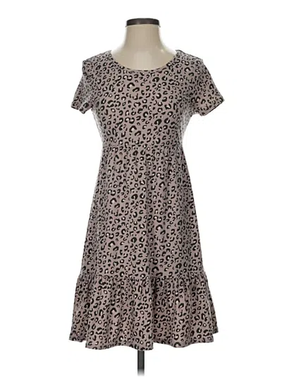 Pre-owned Pink Rose Casual Dress In Brown