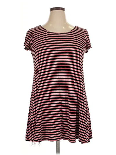 Pre-owned Pink Rose Casual Dress In Burgundy