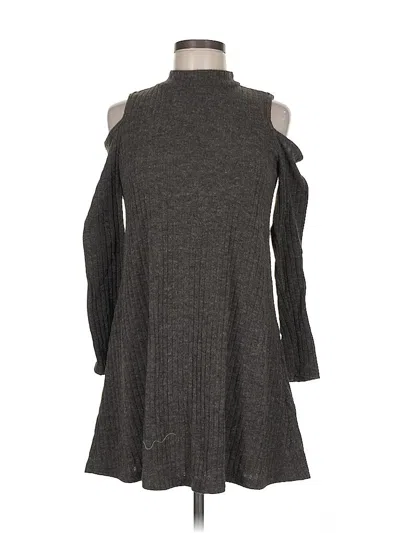 Pre-owned Pink Rose Casual Dress In Gray