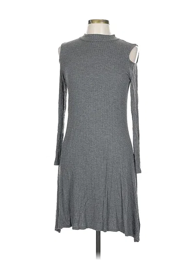 Pre-owned Pink Rose Casual Dress In Gray