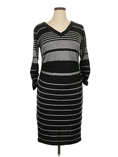 Pre-owned Pink Rose Casual Dress In Gray