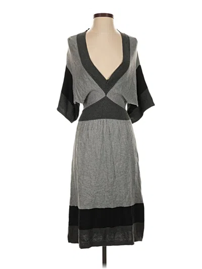 Pre-owned Pink Rose Casual Dress In Gray