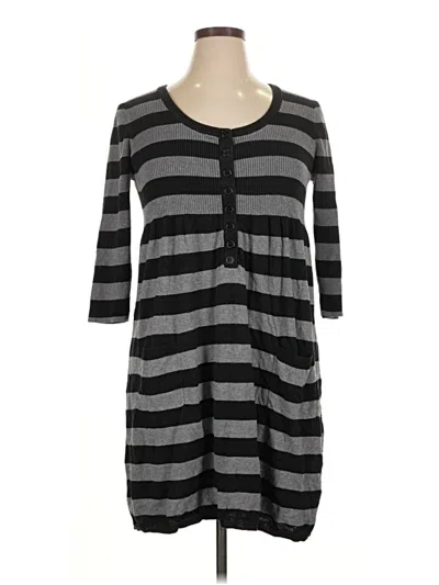 Pre-owned Pink Rose Casual Dress In Gray