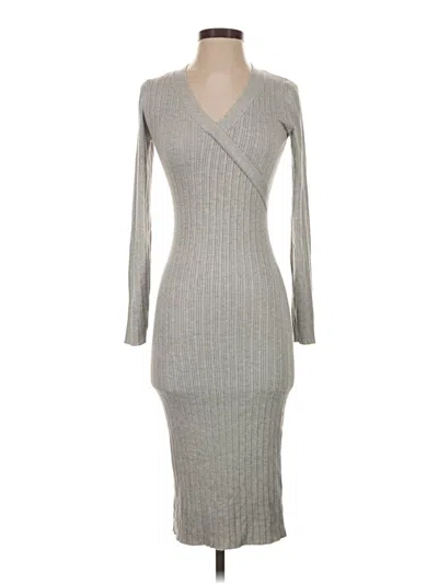 Pre-owned Pink Rose Casual Dress In Gray