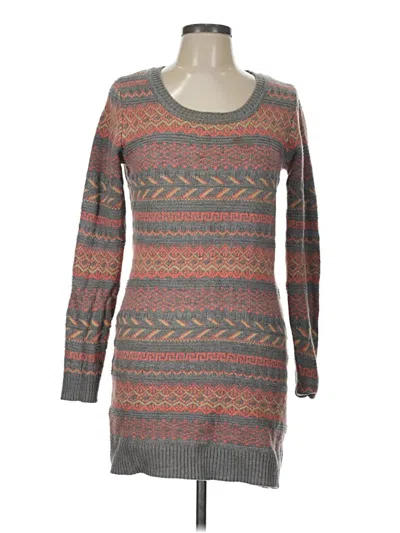 Pre-owned Pink Rose Casual Dress In Gray