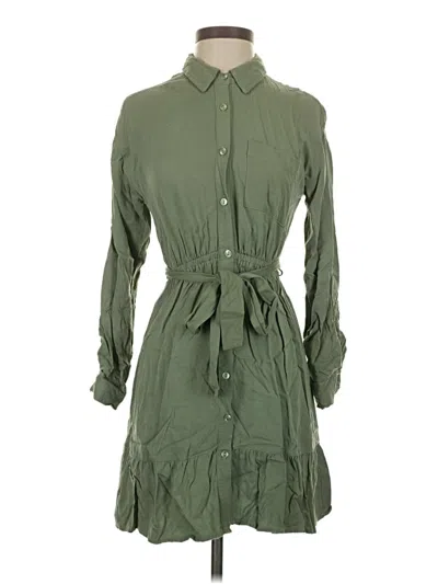 Pre-owned Pink Rose Casual Dress In Green