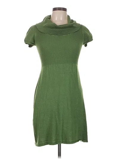 Pre-owned Pink Rose Casual Dress In Green