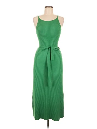 Pre-owned Pink Rose Casual Dress In Green