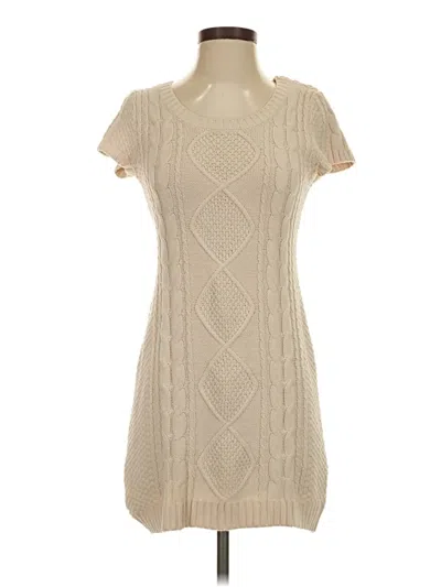 Pre-owned Pink Rose Casual Dress In Ivory