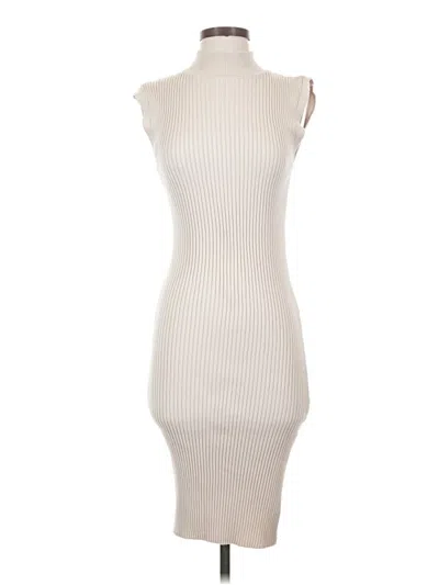 Pre-owned Pink Rose Casual Dress In Ivory