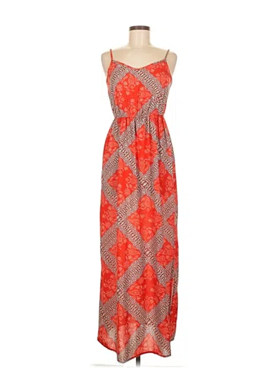 Pre-owned Pink Rose Casual Dress In Orange