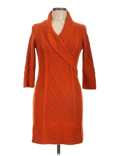 Pre-owned Pink Rose Casual Dress In Orange