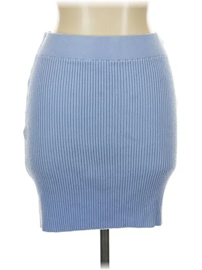 Pre-owned Pink Rose Casual Skirt In Blue