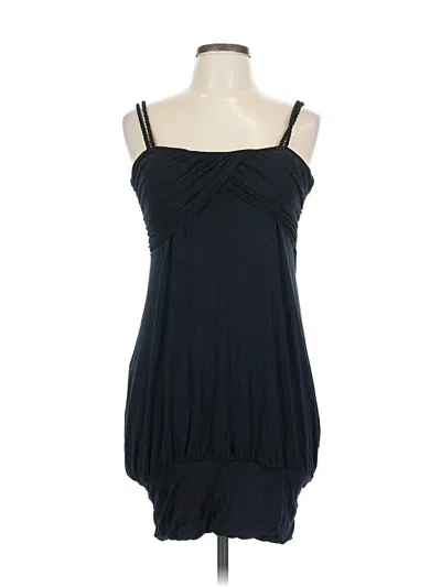 Pre-owned Pink Rose Cocktail Dress In Black