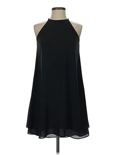Pre-owned Pink Rose Cocktail Dress In Black