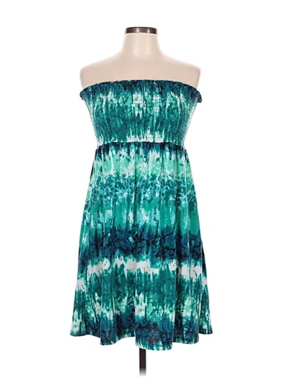 Pre-owned Pink Rose Cocktail Dress In Blue