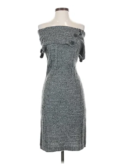 Pre-owned Pink Rose Cocktail Dress In Gray
