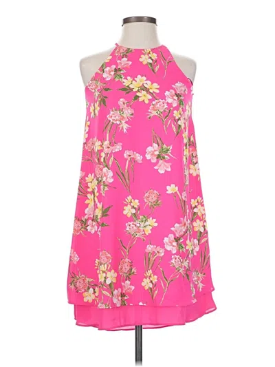 Pre-owned Pink Rose Cocktail Dress In Pink