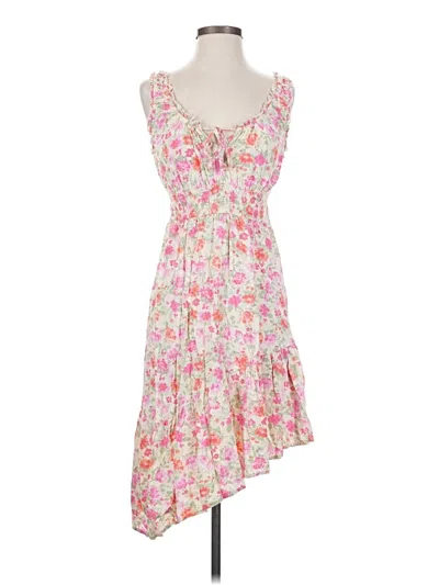 Pre-owned Pink Rose Cocktail Dress In Pink