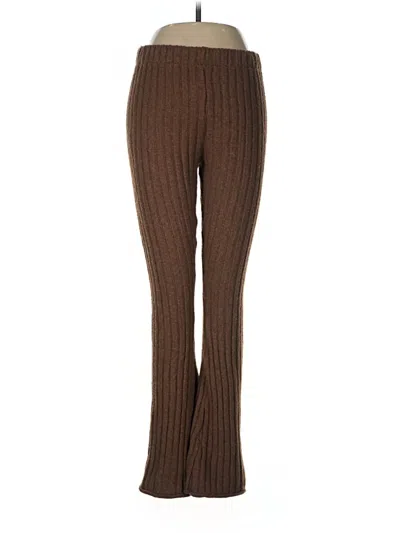 Pre-owned Pink Rose Dress Pants In Brown