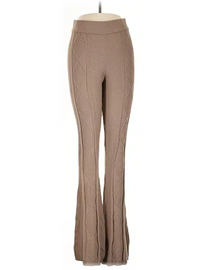Pre-owned Pink Rose Dress Pants In Brown