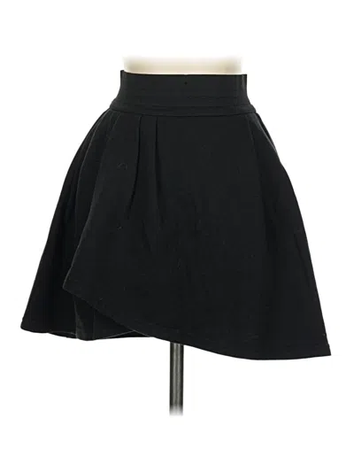 Pre-owned Pink Rose Formal Skirt In Black