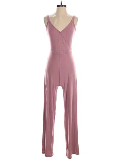 Pre-owned Pink Rose Jumpsuit In Pink