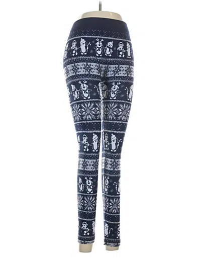 Pre-owned Pink Rose Leggings In Blue