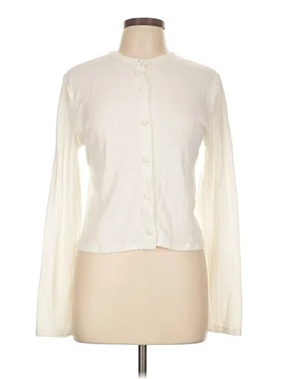 Pre-owned Pink Rose Long Sleeve Blouse In Ivory
