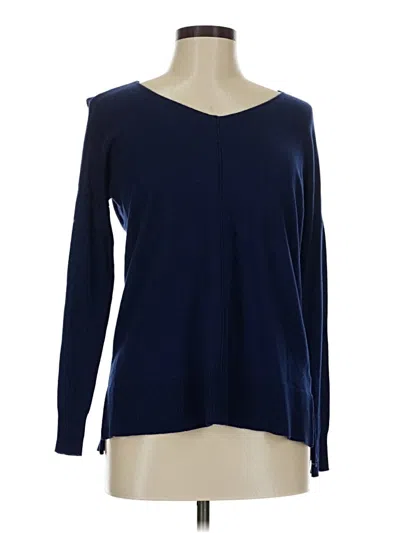 Pre-owned Pink Rose Long Sleeve T-shirt In Blue