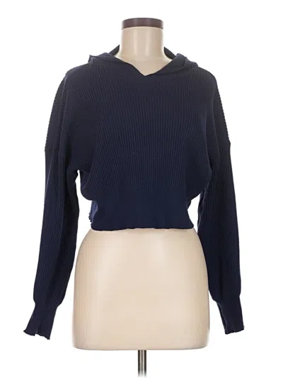 Pre-owned Pink Rose Long Sleeve Turtleneck In Blue