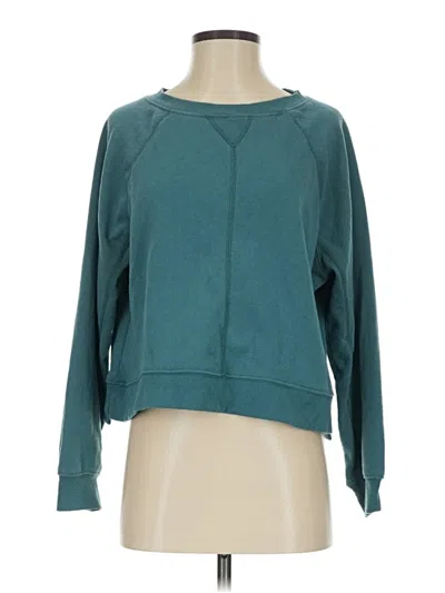 Pre-owned Pink Rose Pullover Sweater In Blue