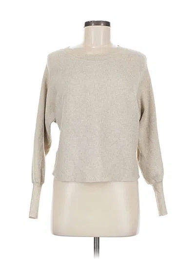 Pre-owned Pink Rose Pullover Sweater In Brown