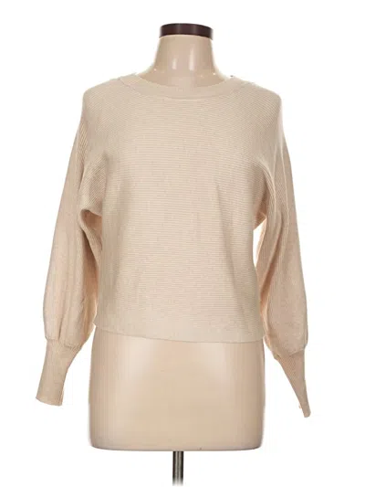 Pre-owned Pink Rose Pullover Sweater In Brown