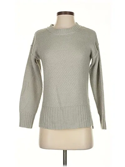 Pre-owned Pink Rose Pullover Sweater In Gray