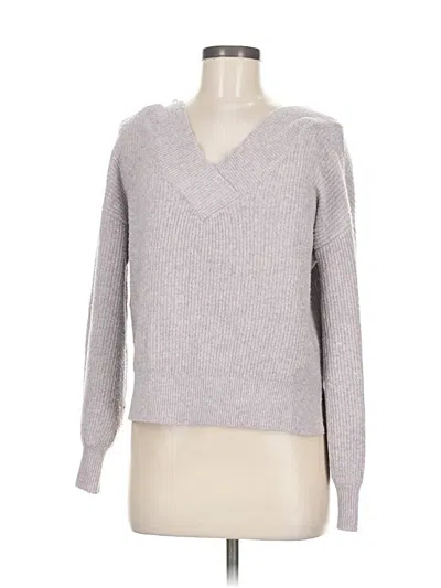 Pre-owned Pink Rose Pullover Sweater In Gray