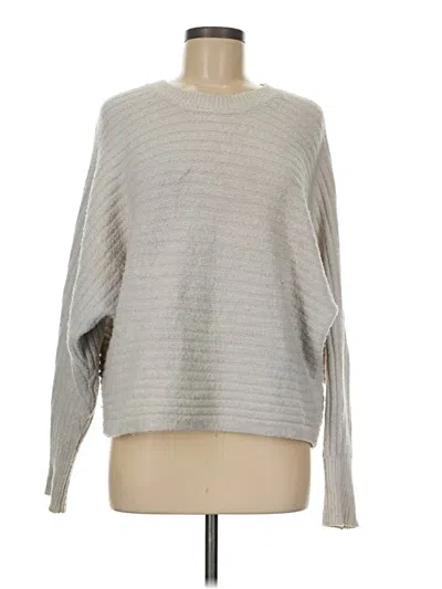 Pre-owned Pink Rose Pullover Sweater In Gray