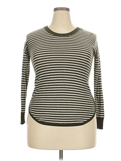 Pre-owned Pink Rose Pullover Sweater In Gray