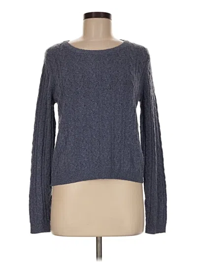 Pre-owned Pink Rose Pullover Sweater In Gray