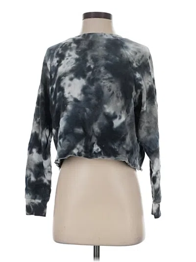 Pre-owned Pink Rose Pullover Sweater In Gray