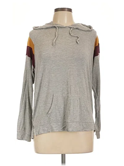 Pre-owned Pink Rose Pullover Sweater In Gray