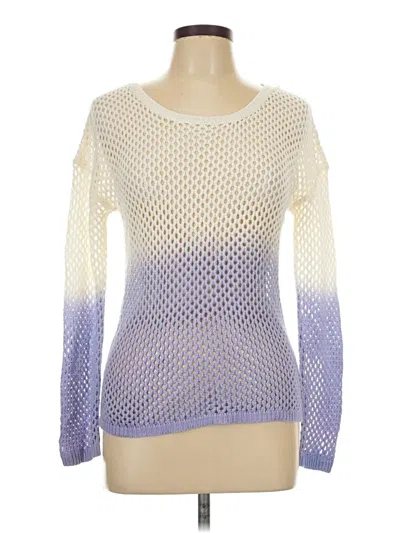 Pre-owned Pink Rose Pullover Sweater In Purple