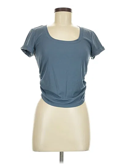 Pre-owned Pink Rose Short Sleeve T-shirt In Blue