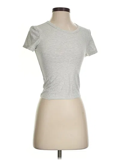 Pre-owned Pink Rose Short Sleeve T-shirt In Gray