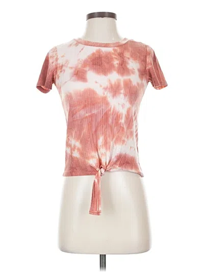 Pre-owned Pink Rose Short Sleeve T-shirt In Pink