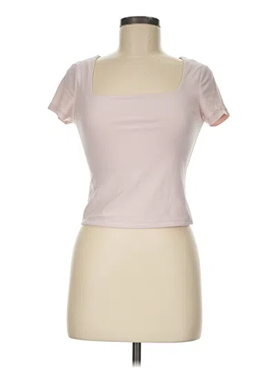 Pre-owned Pink Rose Short Sleeve T-shirt In Pink