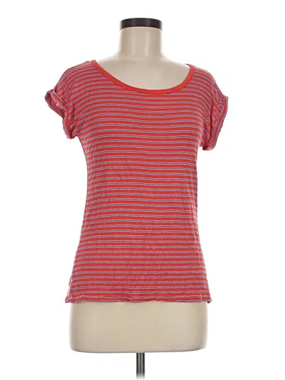 Pre-owned Pink Rose Short Sleeve T-shirt In Red