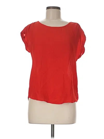 Pre-owned Pink Rose Short Sleeve T-shirt In Red